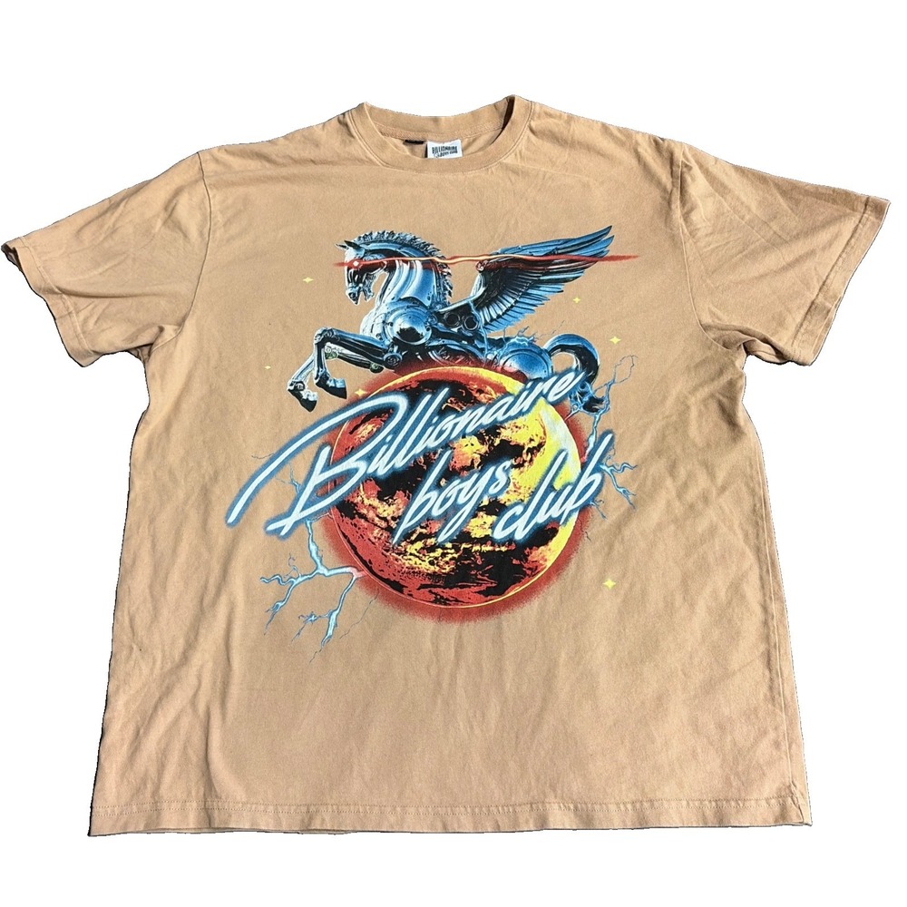 Billionaire Boys Club Shirt Men’s XL Equuleus Oversized Large Nomad Knit Tan